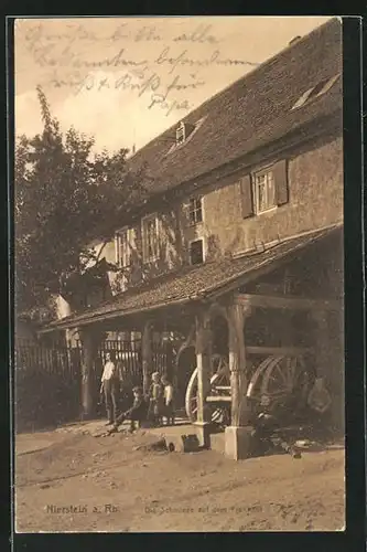 AK Nierstein a. Rh., Schmiede auf dem Frohnhof