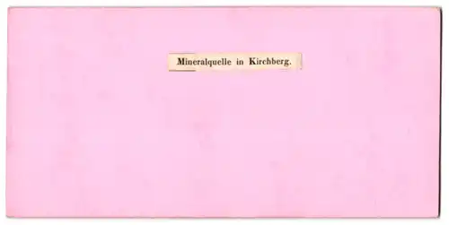 Stereo-Fotografie Ansicht Kirchberg, Partie an der Mineralquelle