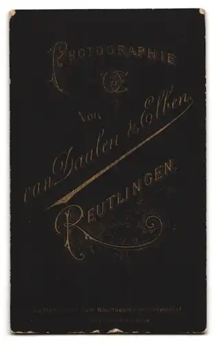Fotografie van Daalen & Elben, Reutlingen, Portrait Knabe mit zeitgenöss. Frisur