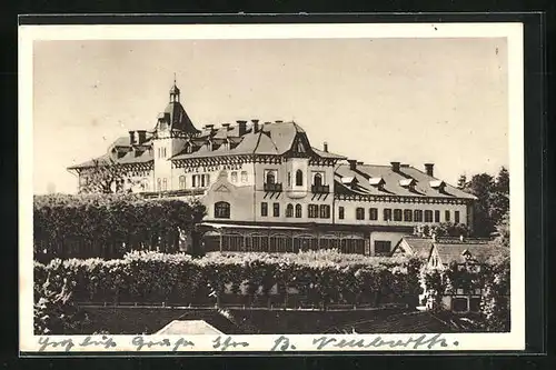 AK Marienbad, Blick auf das Höhen-Cafe Egerländer