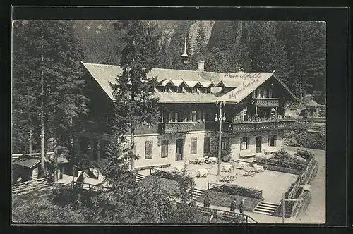 AK Kaprun, Gasthof Kesselfall-Alpenhaus