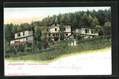 AK Langenbruck, Sanatorium Erzenberg