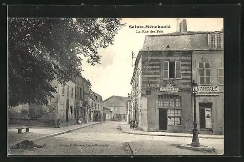 AK Sainte-Ménehould, La Rue des Prês