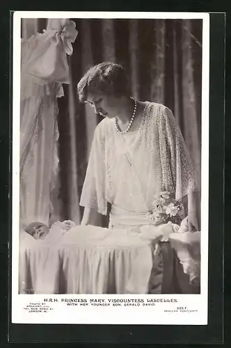 AK Prinzessind Mary von England mit ihrem Sohn Gerald David