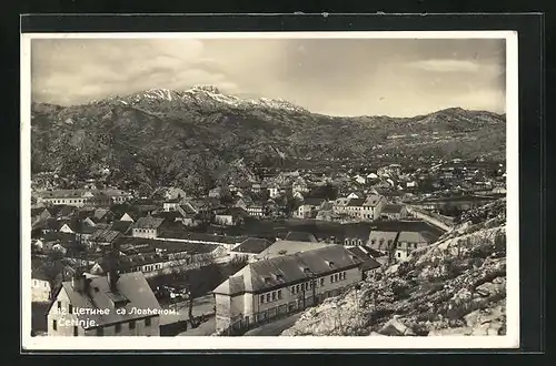 AK Cetinje / Cettigne, Panoramablick vom Berg