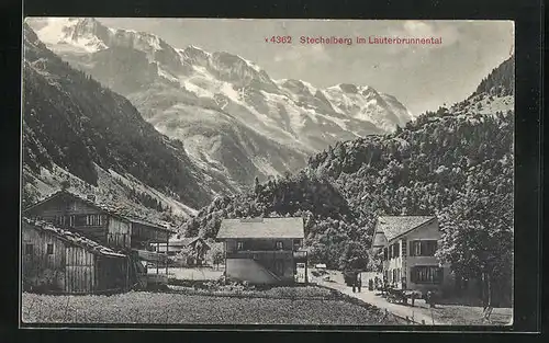 AK Lauterbrunnen, Partie in Stechelberg