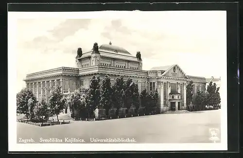 AK Zagreb, Universitätsbibliothek