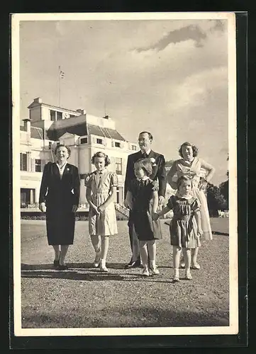 AK Prinz Bernhard und Königin Juliana von den Niederlanden