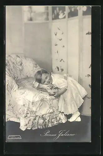 AK Prinzessin Juliana von den Niederlanden als Kind