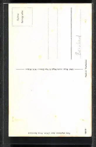 AK Bernhard von den Niederlanden mit Familie
