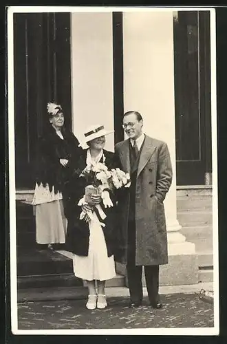AK Königin Wilhelmina von den Niederlanden mit ihrer Tochter