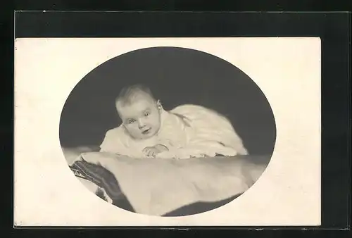 Passepartout-AK Portrait von Juliana von den Niederlanden als Baby
