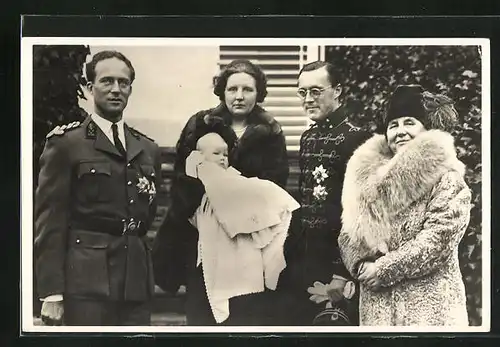 AK Soestdijk, Bezoek van Koning Leopold von den Niederlanden aan de Kon. Familie