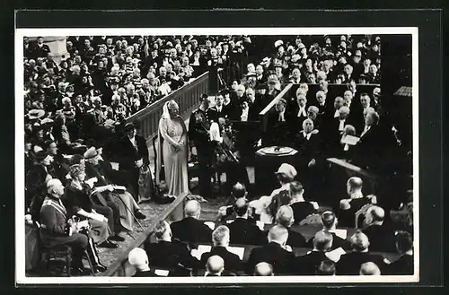 AK Doopplechtigheid Groote Kerk te `s Gravenhage op 12 Mei 1938, Könige von den Niederlanden