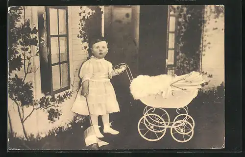 AK Prinzessin Juliana von den Niederlanden mit Kinderwagen