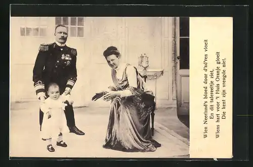 AK Prinzessin Wilhelmina von den Niederlanden als Kleinkind