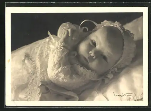 AK Prinzessin Beatrix von den Niederlanden als Baby