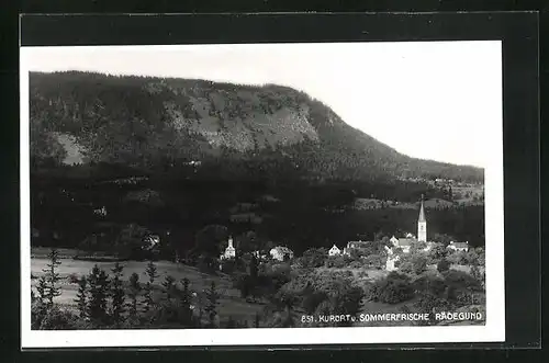 AK Radegund, Panoramablick auf den Ort