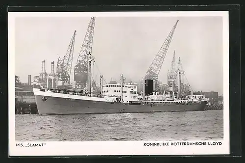AK M.S. Slamat, Koninklijke Rotterdamsche LLoyd, Handelsschiff
