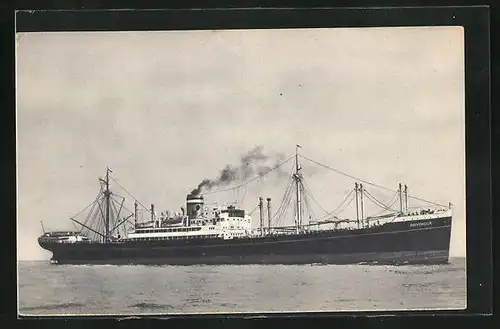 AK Handelsschiff S.S. Duivendijk auf hoher See