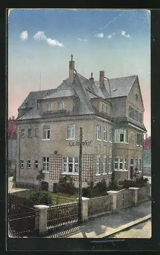 AK Rodewisch i. V., Gasthaus Sachsenhof