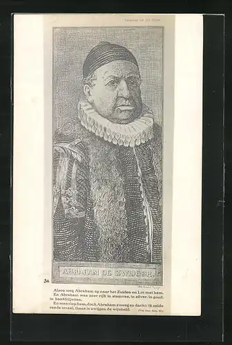 AK Bildnis von Abraham de Zwijger