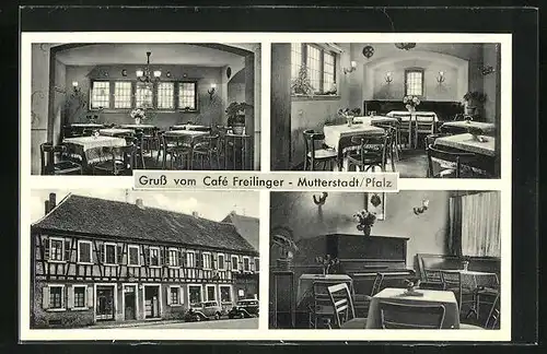 AK Mutterstadt /Pfalz, Café Freilinger
