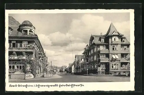 AK Bad Dürrheim, Blick in die Friedrichstrasse, Park Hotel