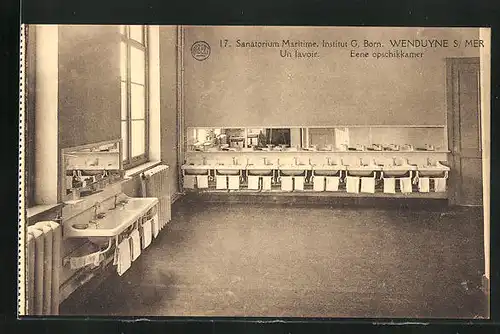 AK Wenduyne-sur-Mer, Sanatorium Maritime, un lavoir