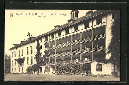 AK Buysinghen, Sanatorium de la Rose de la Reine, Facade Sud