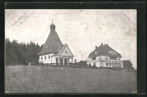 AK Jevicko, Haus und kleine Kirche