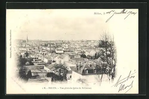 AK Melun, Vue generale prise de St. Liesne