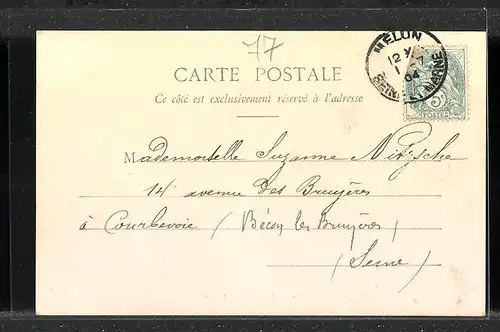 AK Melun, Vue generale prise de St. Liesne