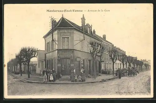 AK Montereau-Faut-Yonne, Avenue de la Gare