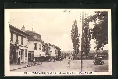 AK Villeparisis, Avenue de la Gare, Place Matteoti