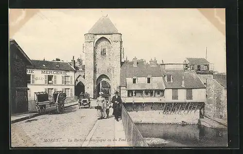 AK Moret, La Porte de Bourgogne ou du Pont