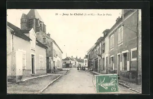 AK Jouy-le-Chatel, Rue de Paris