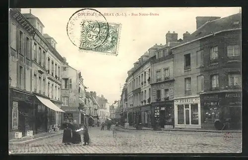 AK Gournay-en-Bray, Rue Notre Dame