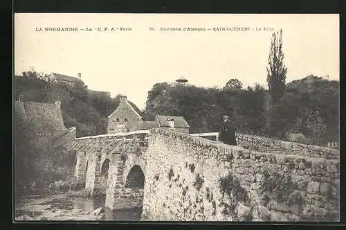 AK Saint-Ceneri, Environs d` Alencon, La Pont