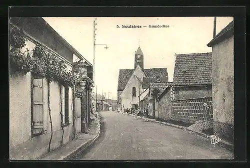 AK Soulaires, Grande-Rue, Strassenpartie