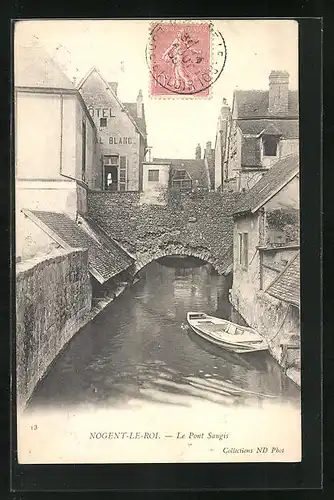 AK Nogent-le-Roi, Le Pont Saugis