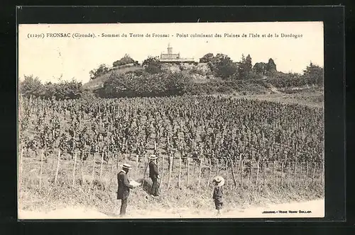 AK Fronsac, Sommet du Tertre de Fronsac, Point culminant des Plaines de l`Isle et de la Dordogne