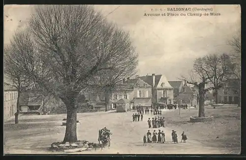 AK Salignac, Avenue et Place du Champ de Mars