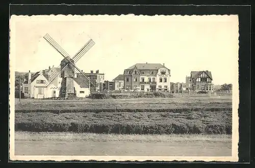 AK Wenduine, Le Quartier du Moulin, Windmühle