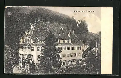 AK Hirsau im Württ. Schwarzwald, Sanatorium von Sanitätsrat Dr. Römer