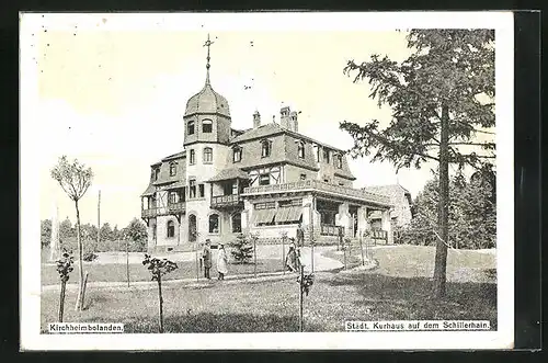 AK Kirchheimbolanden, Städtisches Kurhaus auf dem Schillerheim