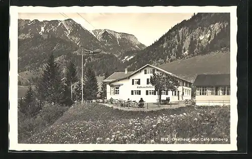 AK Oberstdorf / Allgäu, Gasthaus-Café Kühberg