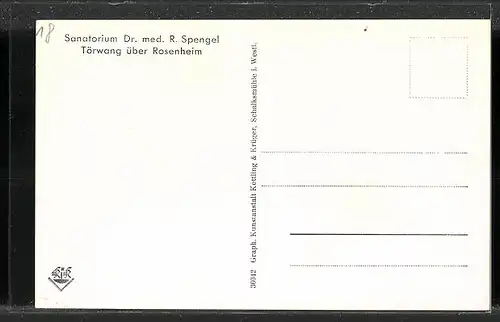 AK Törwang, Sanatorium Dr. med. R. Spengel