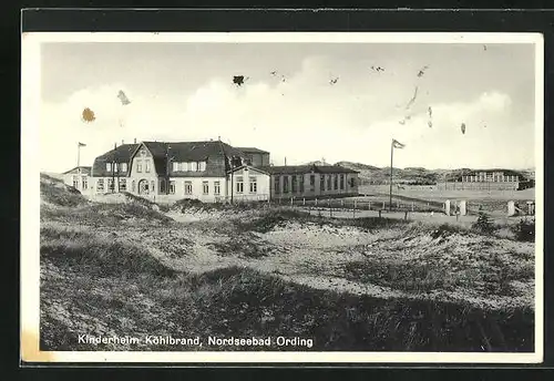 AK Ording / Nordsee, Kinderheim Köhlbrand