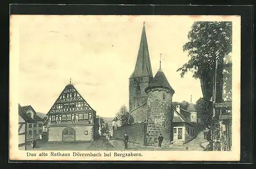 AK Dörrenbach, das alte Rathaus